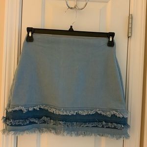 LULUS Casual Moment Skirt